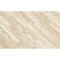 Oyster Travertine Mosaic - 3/8 Filled & Honed Random-Strip Mosaic
