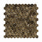 Emperador Dark Hexagon Mosaic Tile 1x1"