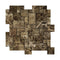 Emperador Dark Polished Mini Versailles Pattern Mosaic Tile
