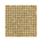 Gold Travertine Tumbled Square Mosaic Tile 5/8x5/8"