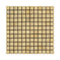 Gold Tumbled Travertine Square Mosaic Tile 1x1"
