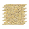 Gold Travertine Tumbled Random Strip Mosaic Tile