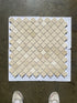Crema Marfil Polished Arabesque Mosaic Tile