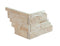 Ivory Travertine Split Faced Ledger Corner Wall Tile