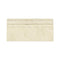 Ivory Travertine Honed Baseboard Trim Tile 5x12"