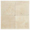 Ivory Travertine Tumbled Exterior Pool Paver 12X12" 1 1/4"