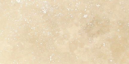 Ivory Travertine Honed Deep Beveled Wall Tile 3x6"