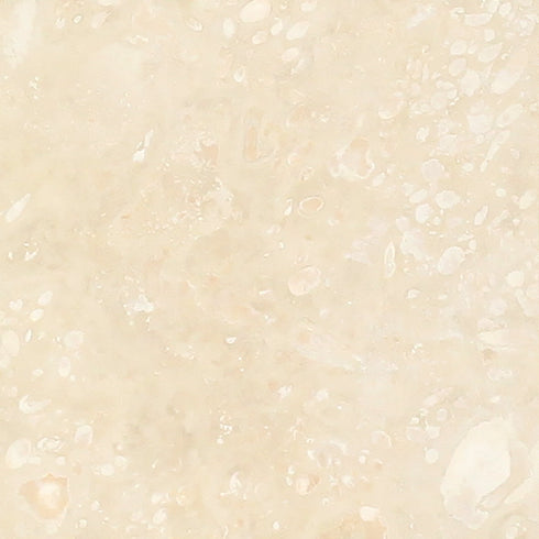 Ivory Travertine Filled & Honed Wall and Floor Tile 18x18"