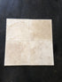 Ivory / Light 18" X 18" Unfilled, Brushed & Chiseled