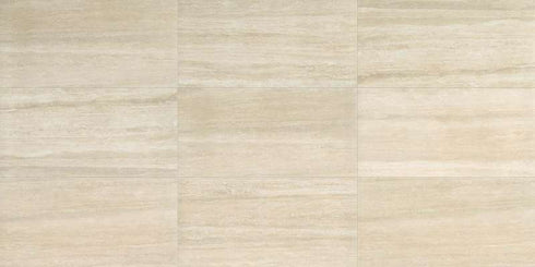 Timeless Italian Travertine Honed Floor And Wall Tile - 12" x 24"