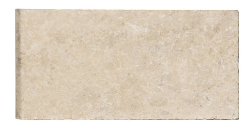 Latte Travertine Tumbled Pool Coping" 6X12" 2"
