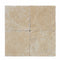 Latte Travertine Tumbled Exterior Pool Paver 6X6" 1 1/4"