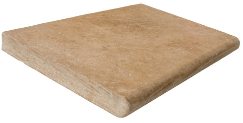Mocha Noce Travertine Tumbled Pool Coping 16x24" 2"