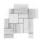 Marmara Marble Polished Mini Versailles Mosaic Tile