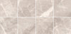 Porcelain Mosaic Nambia (Square) Taupe Satin Matte Backsplash Tile 3"x3"
