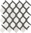 Medallion Bw Marble 12X12 Mosaic Tile