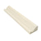 Noble White Cream Crown Trim Tile 2x12"