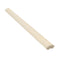 Noble White Cream Quarter Round Trim Tile 1x12"