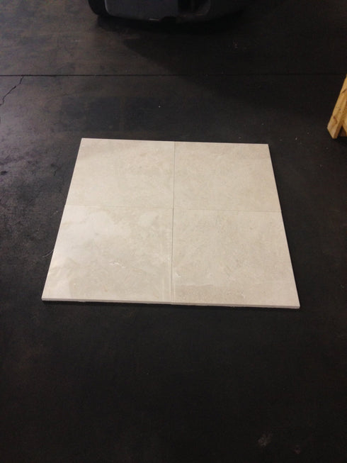 Noble White Cream Wall and Floor Tile 18×18"