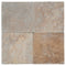 Noce Travertine Tumbled Exterior Pool Paver 24X24" 1 1/4"