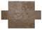 Noce Travertine Tumbled Exterior Pool Paver 16X24" 1 1/4"