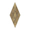 Noce Travertine Honed Beveled Diamond Mosaic Tile