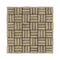 Noce Travertine Tumbled Triple Strip Mosaic Tile 5/8x2"
