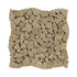 Noce Travertine Tumbled Flat Pebble Mosaic Tile