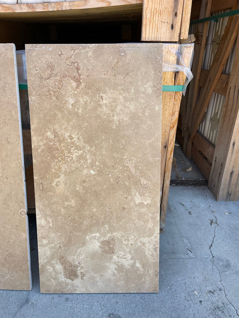 Noce Travertine Filled & Honed Wall and Floor Tile 12x24"