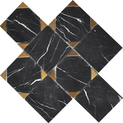 Marble Square 9X9 Mosaic Tile