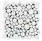 Oriental White Bubbles Mosaic Tile