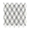 Oriental White Lattice w/Blue - Gray Mosaic Tile