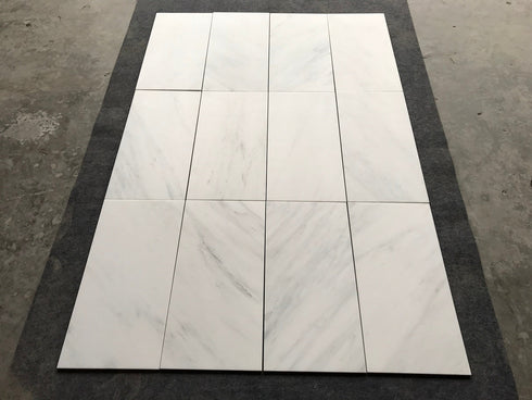 Oriental White Wall and Floor Tile 12x24"