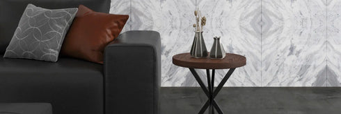 New Bianco Carrara Bookmatch Polished Wall and Floor Tile 24"x48"