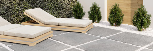 Sudbury Light Grey Matte 2Cm 24"X24" Outdoor Tile