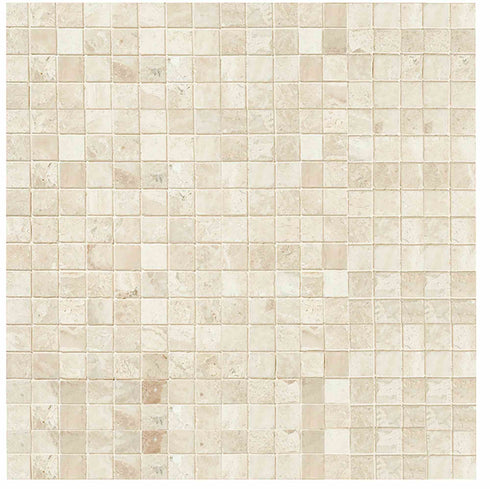 Queen Beige Polished Square Mosaic Tile 5/8x5/8"