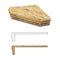 Scabos Travertine Handmade Corner Shelf Accessories