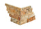 Scabos Travertine Split Faced Corner Ledger