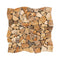 Scabos Travertine Tumbled Flat Pebble Mosaic Tile