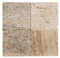 Scabos Travertine Tumbled Exterior Pool Paver 6X6" 1 1/4"