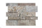 Silver Travertine Honed Ledger Wall Tile