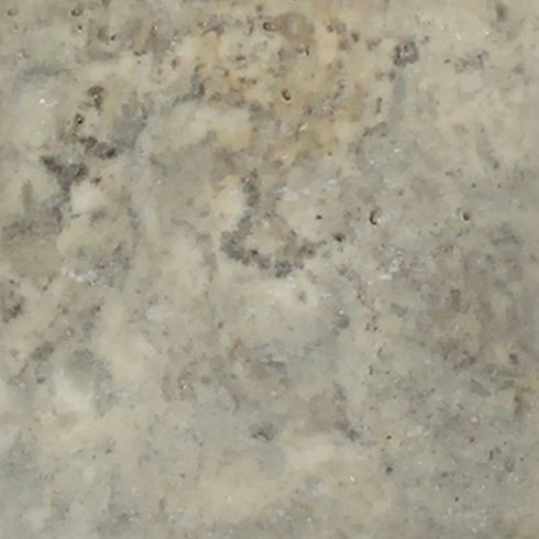 Silver Travertine Tumbled Wall and Floor Tile 4x4"