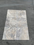 Silver Travertine Filled & Honed Wall and Floor Tile 18x18"