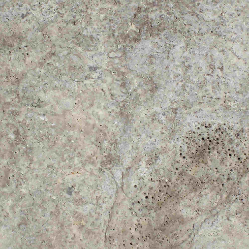 Silver Travertine Filled & Honed Wall and Floor Tile 18x18"