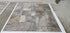 Silver Travertine Brushed & Chiseled Versailles Floor Tile