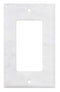 Carrara White Marble 2 3/4 x 4 1/2 Switch Plate 1-ROCKER Wall Cover