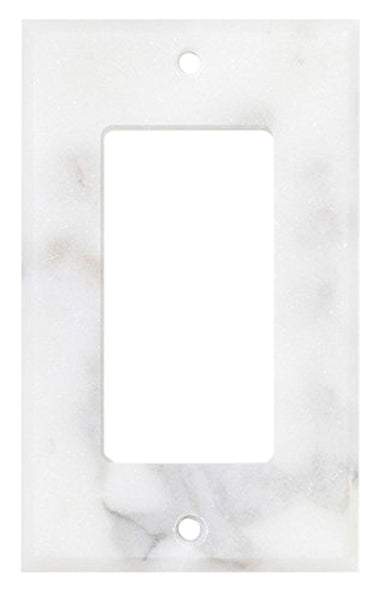 Calacatta Gold Marble 2 3/4 x 4 1/2 Switch Plate 1-ROCKER Wall Cover