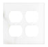 Calacatta Gold Marble 4 1/2 x 4 1/2 Switch Plate 2-DUPLEX Wall Cover