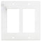 Calacatta Gold Marble 4 1/2 x 4 1/2 Switch Plate 2-ROCKER Wall Cover