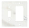 Calacatta Gold Marble 4 1/2 x 4 1/2 Switch Plate TOGGLE - DUPLEX Wall Cover